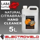 LAB 6 Citrabrase Hand Cleaner Waterless Solvent Free Soap Cream Paint Ink Carbon