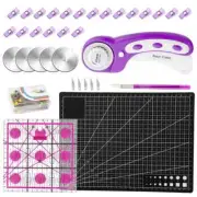 Rotary Cutter Tools Set Leather Sewing Tools Kit With Patchwork Ruler Cutting