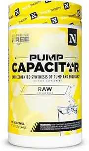 Pump Capacitor- Stimulant Free Pre Workout: Unprecedented Synthesis of Pump and Endurance (Raw Unflavored)