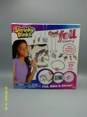 Shrinky Dinks Jewelry Kit Kids Art and Craft Activity Cool Foil 74 Pcs