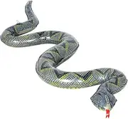 Tonxunuu 37 inch Inflatable Snake for Garden Pool Props and Halloween Decoration