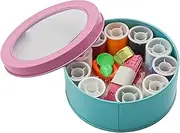 NUZAMAS Sewing Kit Pink Sewing Project Kit Portable Sewing Tools Set with Storage Box Sewing Thread Accessories DIY Supplies Repair Kit for Home Campers and Travel