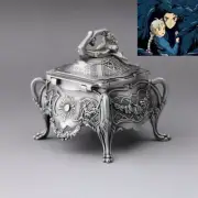 Sankyo Vintage Design Tin Alloy Music Box ♫ Howls Moving Castle Theme ♫