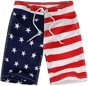 [GETUBACK] Big Boy Board Shorts Flag Design