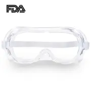 Safety Goggles Over Glasses Lab Work Protective Eyewear Clear Lens 1 Pair