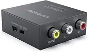 HDMI to RCA Converter - 1080p HDMI to AV RCA CVBs Composite Video Audio Converter Adapter, Supports PAL/NTSC for TV Stick, Roku, Chromecast, Apple TV, PC, Laptop, Xbox, HDTV, DVD
