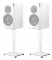Pair 29” Steel White Stands For Dynaudio Xeo 20 Bookshelf Speakers