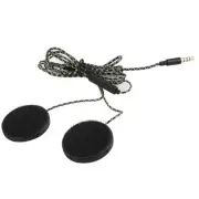 Helmet Headset Cable Length 1.2m Motorcycle Headphone Speakers ABS Material
