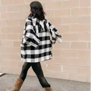 RD Style plaid fringe shacket Medium New with tags Anthropologie