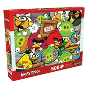 500pc Aquarius Angry Birds Collage Jigsaw Puzzle Kids/Children Game 35x48cm