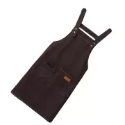 Kitchen Cotton Plain Apron Canvas Painting Aprons Restaurant Apron