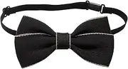 [VKEID] Men's Bow Tie Men's Bow Tie No-fold Pocket Scarf Chest Scarf Set Wedding Bow Tie Accessories Groomsmen Groomsmen Collar Flower Bow Ties