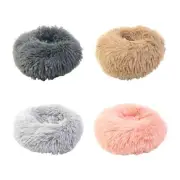 Round Pet Cushion for Guinea Pigs Hamsters Squirrels Thick Plush Bed Accessories