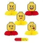 Building Blocks Theme Birthday DIY Party Disposable Tableware Balloons Water Bot