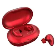 [bluetooth 5.0] TWS Auto Paring HIFI In-ear Earphone IPX5 Waterproof Power Display With Charging Box RED COLOR