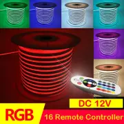 12V Flexible LED Strip 10*20mm Waterproof Sign RGB Neon Lights Tube 5M 10M 50M