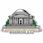 Jefferson Memorial Magnet by Classic Magnets, Washington D.C. Series