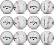 Baseball Callaway Chrome Soft -Refinished Golf Balls 12 Pack - Perfect Gift Idea