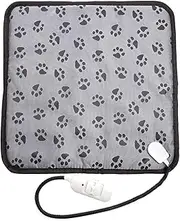 Warm Cat Pad - Electric Heating Base, Soft Lined Cover | Chew-Proof Cord Protection, Adjustable Temperature Control, Cozy Insulation Mat, Portable Rest spott, Lightweight Perfect Winter Care for Pets