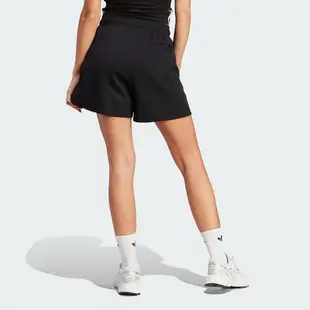 Adidas LOOSE Shorts 女款 黑色 刺繡 寬鬆 棉褲 後口袋 運動 休閒 短褲 II8023
