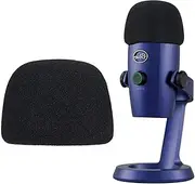 TIKmobre Yeti Nano Pop Filter Professional Mic Foam Windscreen Compatible with Blue Yeti Nano Condenser Microphone - Mic Cover That Filter Unwanted Recording Noises