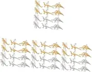 [LIFKOME] 4 Pairs Dinosaur Earrings Earring Backs for Studs Statement Earrings Commodities Alloy Small Animals Lovers