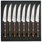 Steak Knives Set of 8 Gift Box - Full Tang Wooden Handle High Carbon German S...