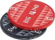 KOMBIUDA 2pcs Big and Small Blinds Poker Chip Rack Card Holder Cards Automatic Card Game Games Coin Collectible Card Deck Case Trading Playing Card Case Dealer Button Ceramics