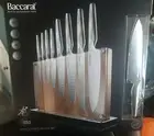 Baccarat 9piece Knife Block Set Professional Bnib