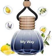 Car Air Freshener, My Way Scent, Durable Car Hanging Air Freshener, Premium Car Hanging Air Freshener, Long Lasting Fragrance for Auto and Home, 1 Bottle of Car Perfume