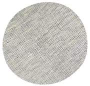 Nordic Grey Reversible Wool Round Rug
