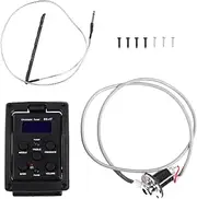 4 Band Pickup EQ Guitar Effect Pedal, Portable Plastic Housing, Installation, Replacement for Old Parts, Improves Sound Quality, with Midrange, Treble, Bass Controls