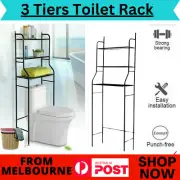 3 Tier Toilet Shelf Bathroom Rack Over Laundry Washing Machine Storage Shelves
