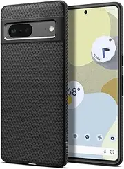 [Spigen] Liquid Air Case Designed for Google Pixel 7 (2022) Soft TPU Armor Slim Cover - Black