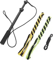 BESPORTBLE 1 Set Telescopic Dog Teaser Dog Squeaky Lure Dogs Chew Puppy Automatic Dog Feeder Play Dog Tough Chew Rope Kit Dog Puzzle Pet Teaser Sponge Non-Slip Handle Black