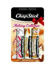 ChapStick Holiday Edition Collection Pumpkin Pie,Sugar Cookie & Candy Cane BNIP