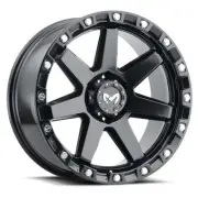 17x8.5 MKW Offroad M203 Satin Black Wheel 6x5.5 (0mm)