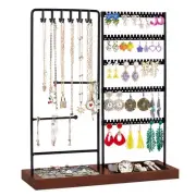 Jewelry Holder Organizer Stand Tree for Earring Necklace Ring Bracelets Displ...
