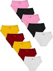 [DChica] D’Chica Cotton Panties for Girls, Hipster Underwears for Teenagers, Everyday Wear Soft & Comfortable Briefs