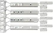 4PCS, Compatible for Electrolux/Siemens/Bosch,Built-in Fridge Door Slide Rail Mounting Kit Refrigerator Door Sliding Guide