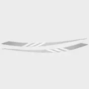 Chaparral Boat Deck Graphic Decal 14.02613 | 203 VR Gray (Set of 2)