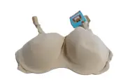 Fruit of the Loom Women s Breathable Cami Bra with Convertible Straps Beige 34D