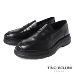 TINO BELLINI 男款 義大利進口牛皮輕量厚底樂福鞋HM2O021