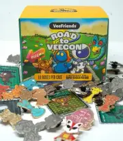 VEEFRIENDS ROAD TO VEECON MYSTERY PIN + SUPER STICKER SEALED CASE **SOLD OUT**