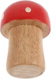 CHILDWEET 2pcs Mushroom Shaped Maracas Musical Shaker for Early Music Development Friendly Percussion Instrument Engaging Design