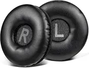 SOULWIT Ear Pads Cushions Replacement, Earpads for Logitech H390 H600 H609 H760 Wireless Headphones with Soft Protein Leather, Noise Isolation Foam - Black