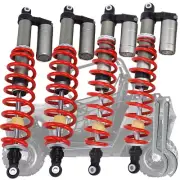 FOR POLARIS RZR S 800 RZR 800 60" STAGE 4 AIR FRONT & REAR SHOCKS ABSORBERS SET