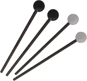 FRCOLOR 2Pairs Ethereal Drumsticks with Percussion Accessories for Tongue Drums Comfortable Grip Durable Material for Beginners Professionals