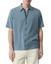 rag & bone Dalton Dobby Button Front Shirt