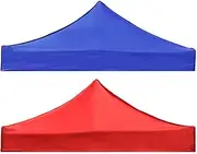 300x300cm Outdoor Folding Tent Top Canopy Replacement Cover Waterproof UV Sunshade Suitable for Outdoor Camping. (Color : Red)